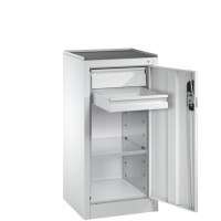 Tool cabinet with revolving door - 2 drawers & 1 shelf (Clas..